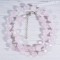 Бусы из розового кварца с крупной огранкой 48 см 9-10 мм