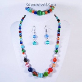 Комплект Кошачий глаз искуст. Багира