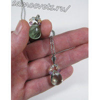 Подвеска натуральный флюорит
