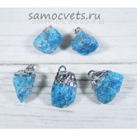 Подвеска натуральный необработанный апатит (примерно 1*2 см)