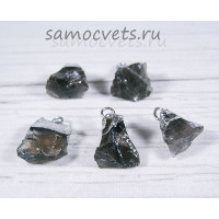 Подвеска натуральный необработанный раухтопаз (примерно 1*2 см)