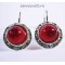 Серьги с Кораллом искусст. Гурия