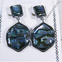 Серьги с галиотисом - Аврора