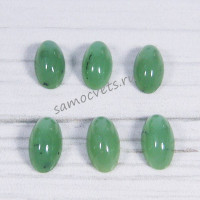 Кабошон из натурального нефрита 15*8*6 мм (Улан-ходинское месторождение)