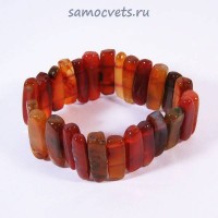 Браслет Сердолик "Финик"