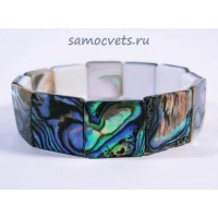 Браслет из Галиотиса на Перламутровой основе "Люминесценция"